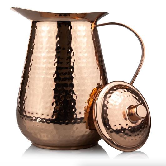 Handcrafted 100% Pure Copper Ayruveda Water Pitcher
