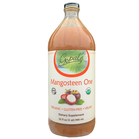 Gopal's Healthfoods Mangosteen One Pure Organic Mangosteen Juice