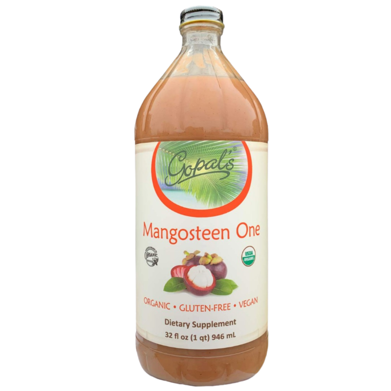 Gopal's Healthfoods Mangosteen One Pure Organic Mangosteen Juice