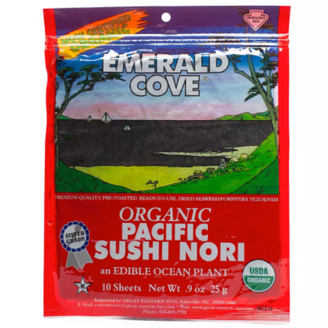Emerald Cove Nori Sushi Sea Vegetable Rolls or Wraps