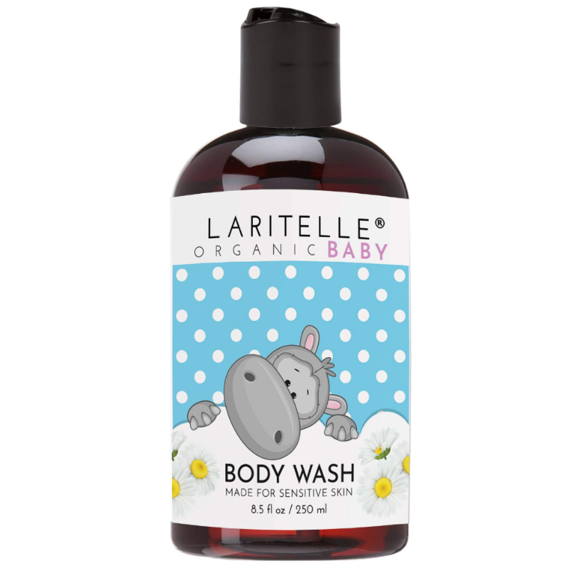 Laritelle Organic Baby Body Wash Unscented Cleanser For Sensitive Skin