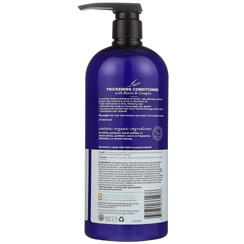 Avalon Organics Biotin B-Complex Thickening Conditioner Hair Care 32oz