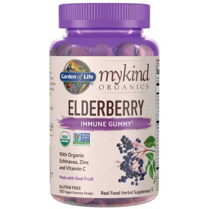 Garden Of Life Elderberry Immune Gummy Organic Sambucus Supplement