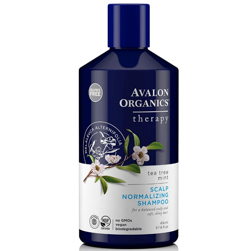 Avalon Organics Scalp Normalizing Therapy Tea Tree Mint Shampoo 14oz
